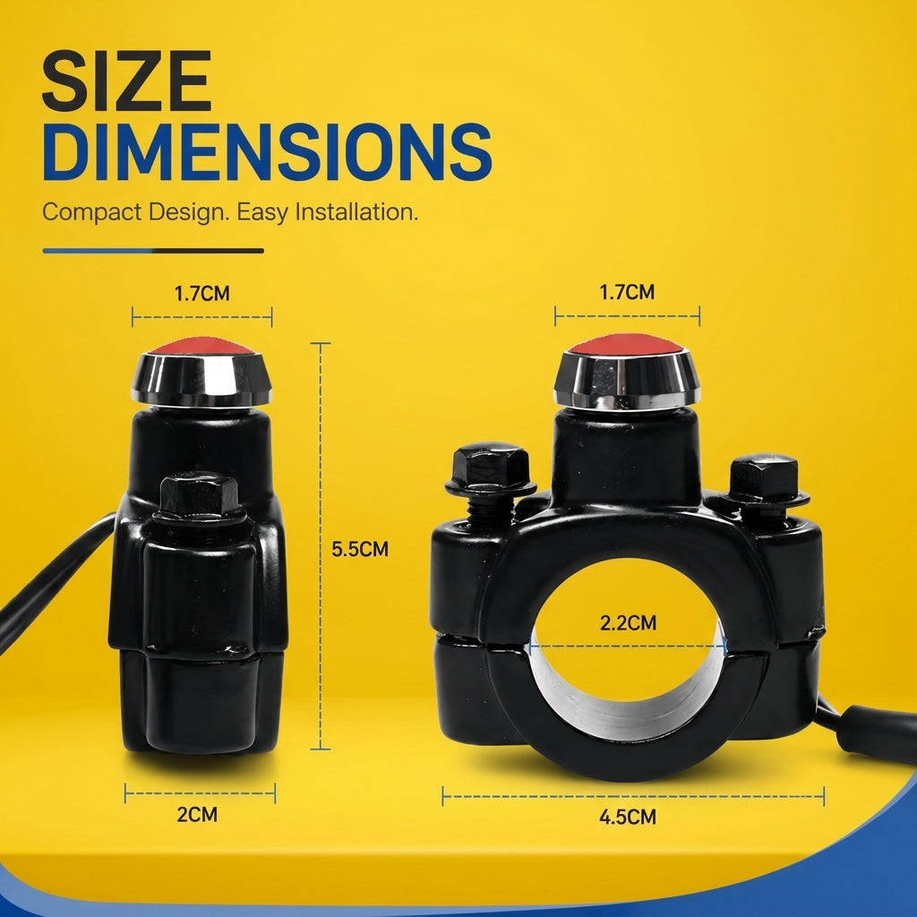 Universal Battery Powered Horn, Headlight, Rock Light