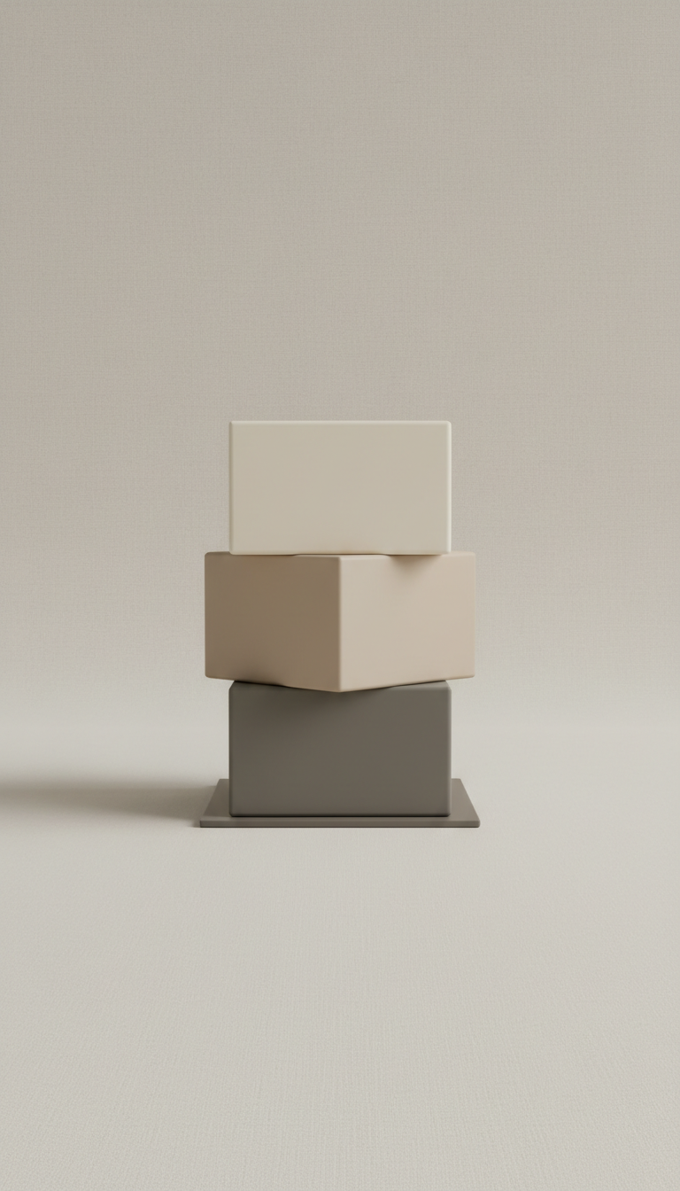 Modular Storage Box in Sculptural Form